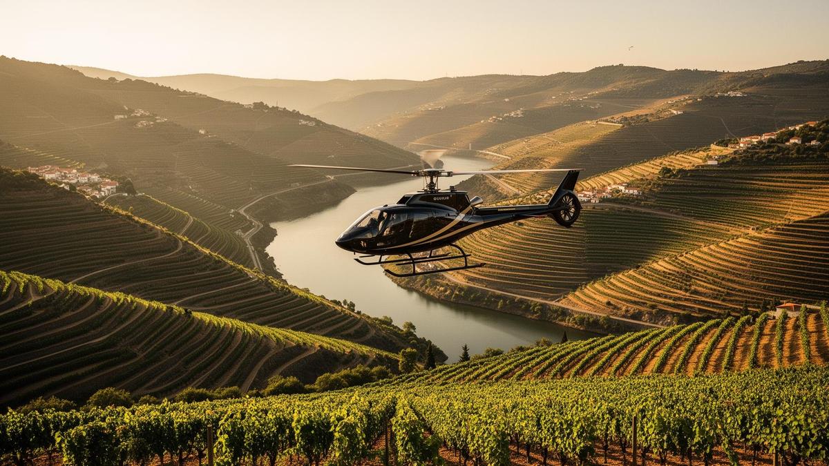 Hélicoptère & Vignobles